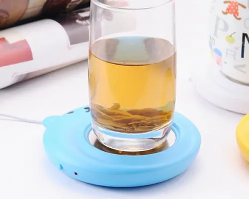 Cute Bear Series Desktop USB Cup Warmer - Blue