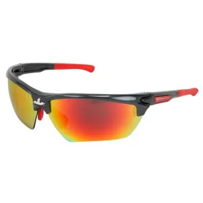 DM131RZ MCR Safety Dominator DM3 Series Safety Glasses, Fire Mirror Lens