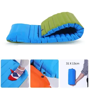 Double Sleeping Pad Camping Mattress 2 Person Extra Thick Queen Camping Pads Tent Mattress for Adults (Foot Pump) New