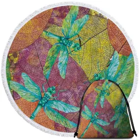 Dragonflies Dancing Towel   Backpack