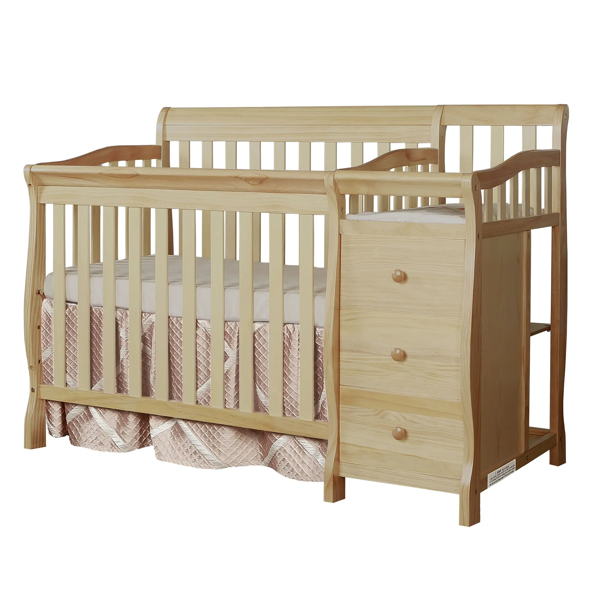 Dream On Me Jayden 4-in-1 Mini Convertible Crib and Changer