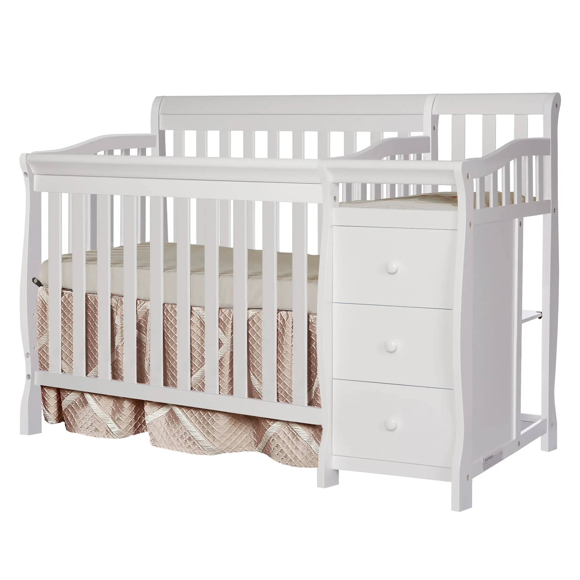 Dream On Me Jayden 4-in-1 Mini Convertible Crib and Changer