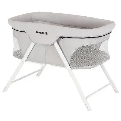 Dream On Me Traveler Portable Bassinet - Light Gray