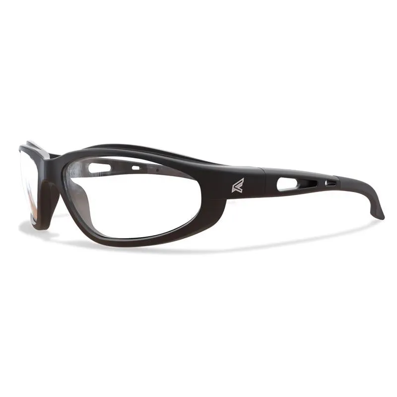 Edge Eyewear Dakura Safety Glasses Clear Lens Black Frame 1 pc