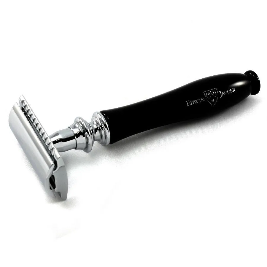 Edwin Jagger Chatsworth Classic Double-Edge Razor in Ebony