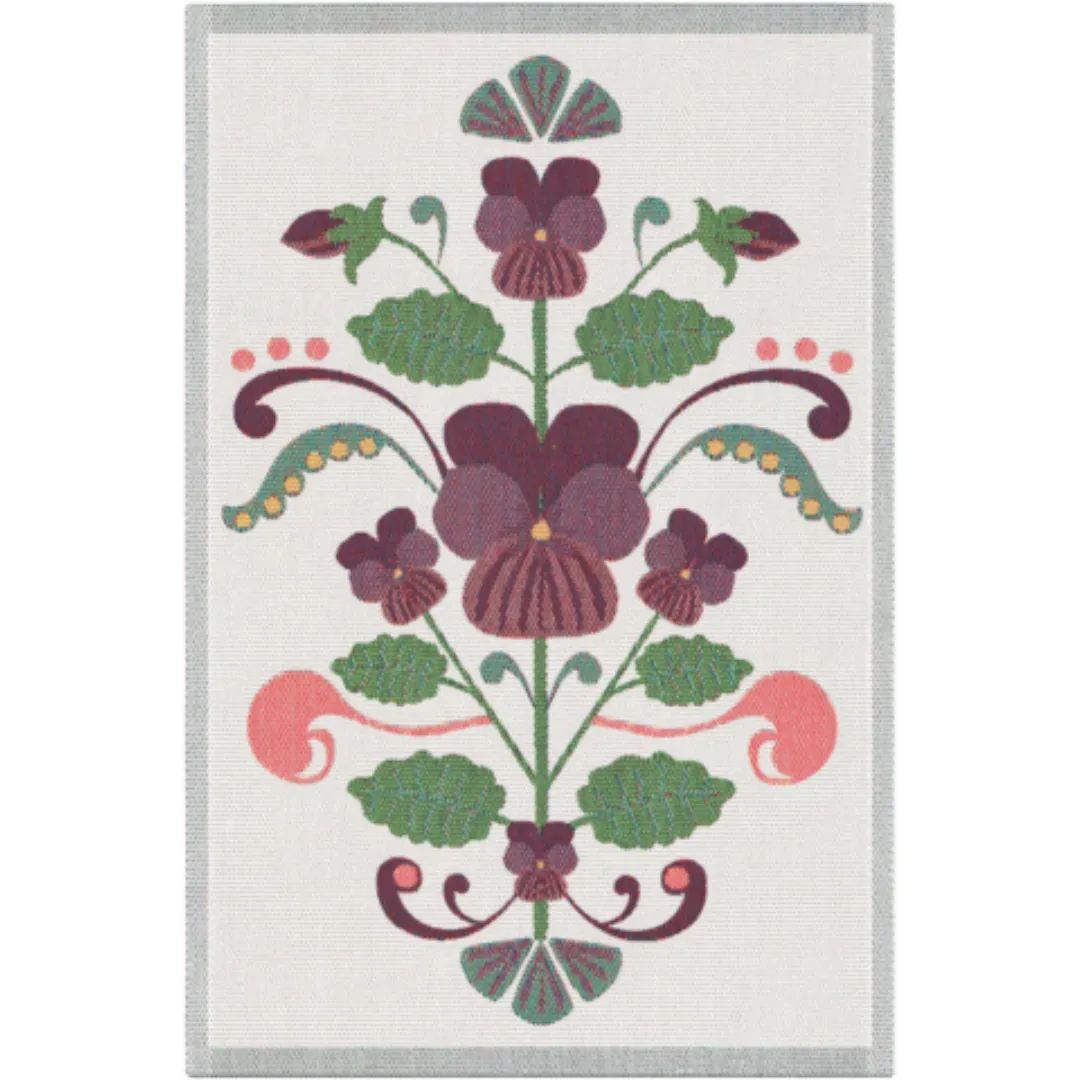 Ekelund Lindas Viol Kitchen Towel