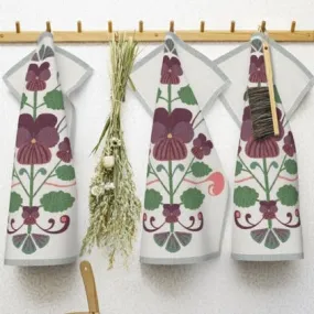 Ekelund Lindas Viol Kitchen Towel