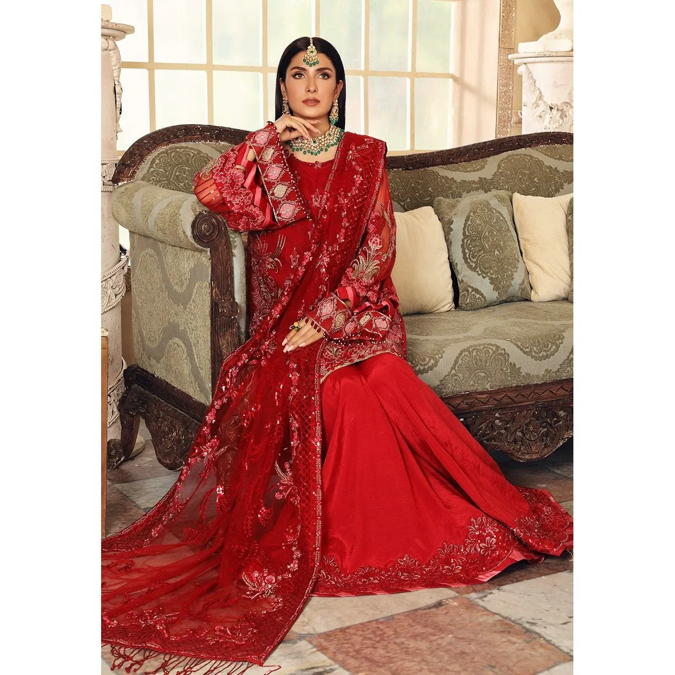 Elaf Celebrations Luxury Handwork Collection – EPC-8 Ruby