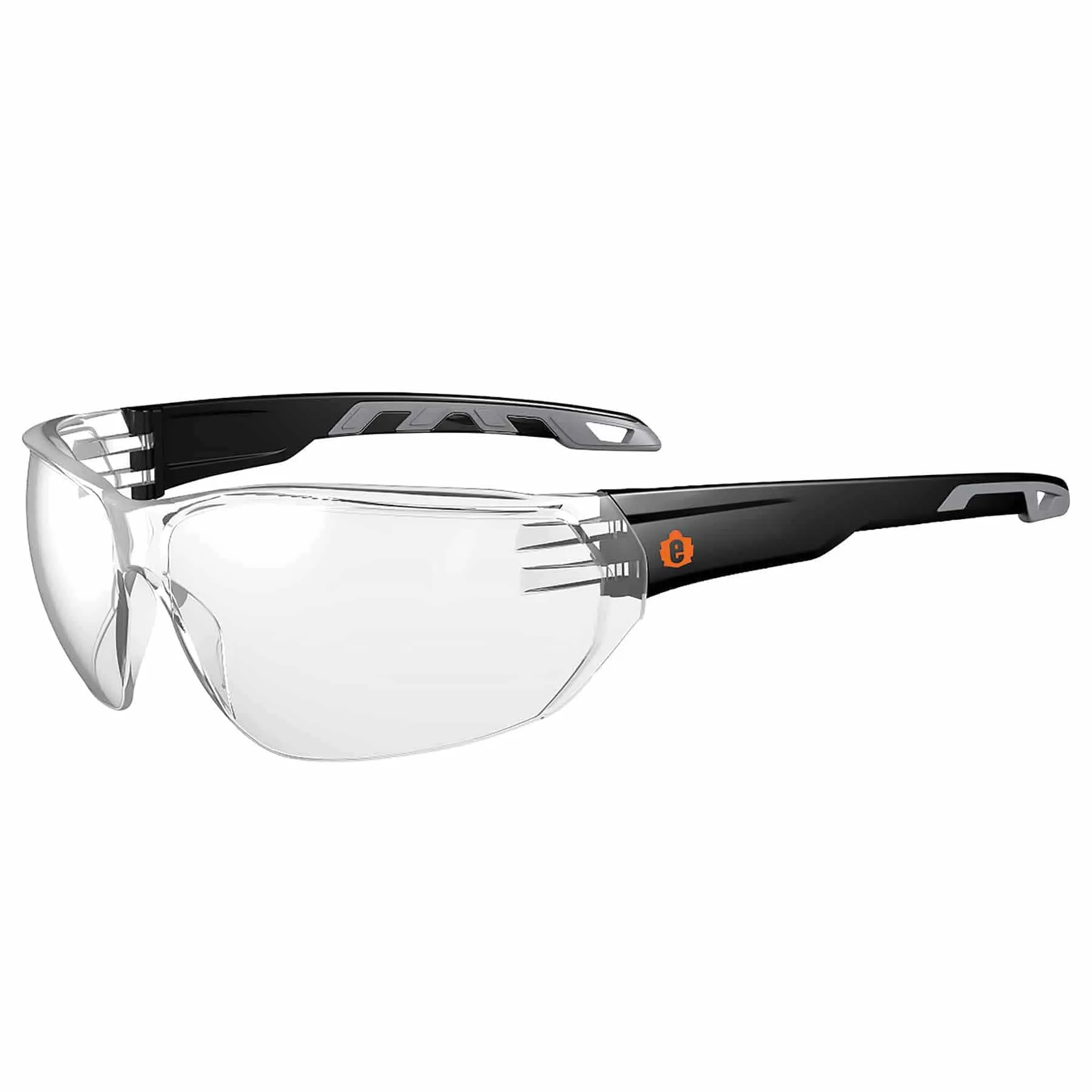 Ergodyne 59200 VALI Clear Lens Matte Black Frameless Safety Glasses