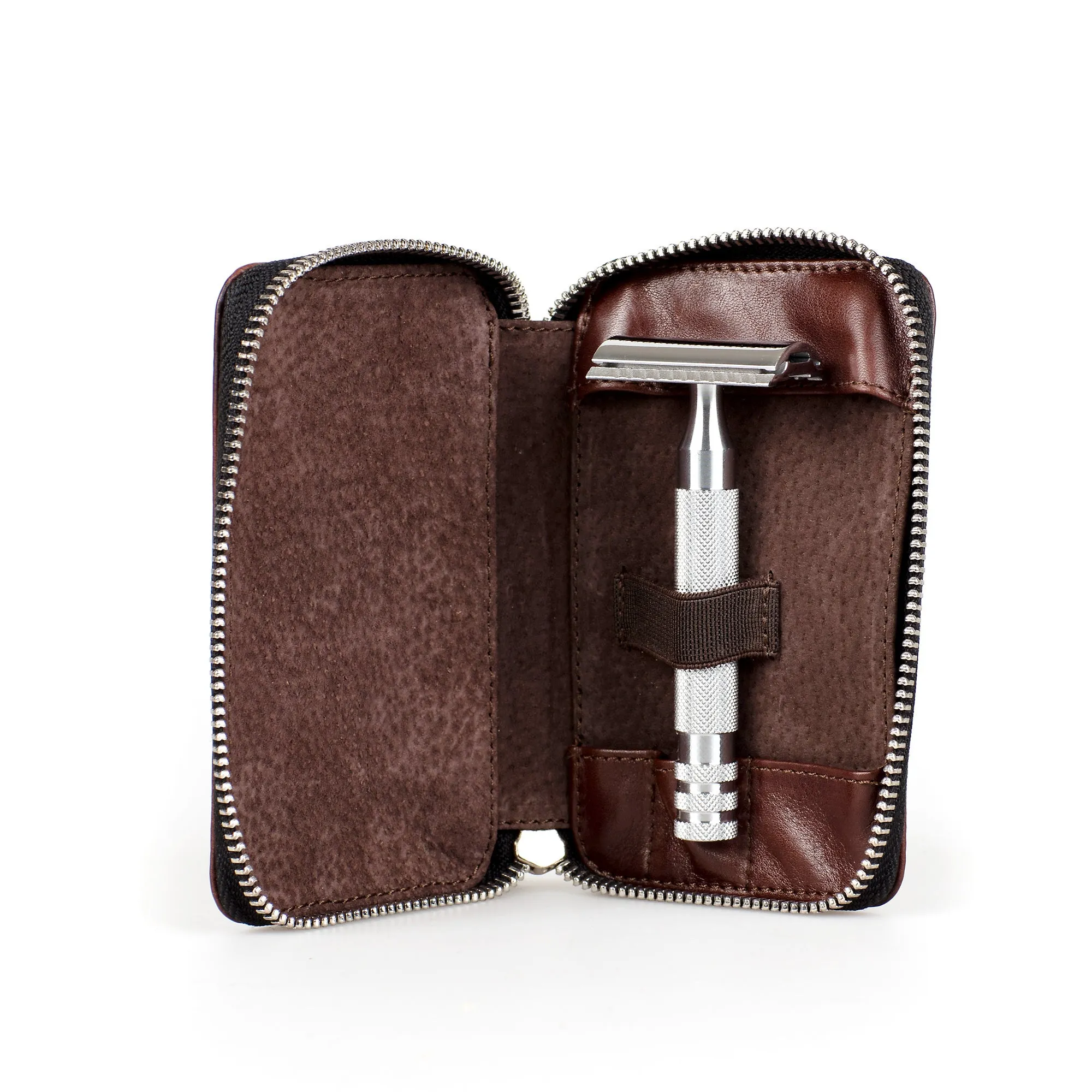 Fendrihan Leather Travel Case for Safety Razor