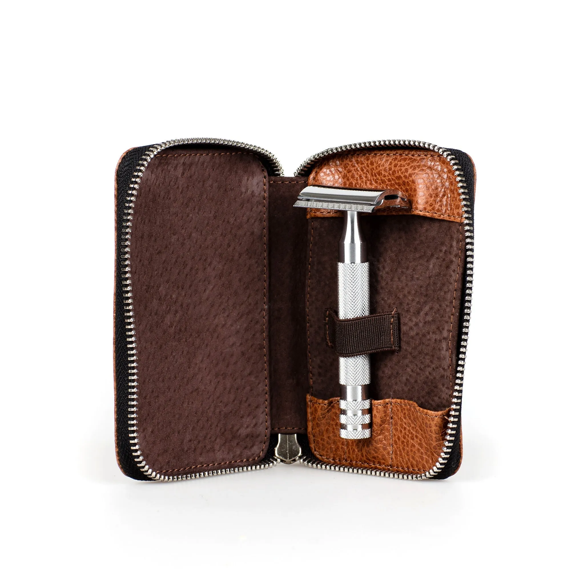 Fendrihan Leather Travel Case for Safety Razor