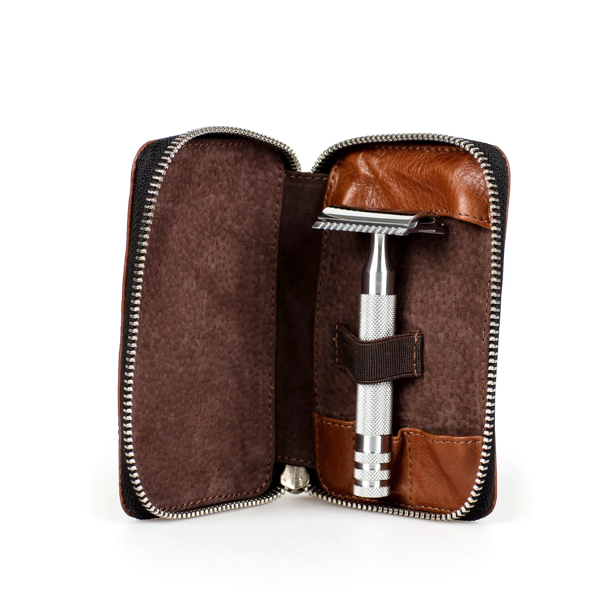 Fendrihan Leather Travel Case for Safety Razor