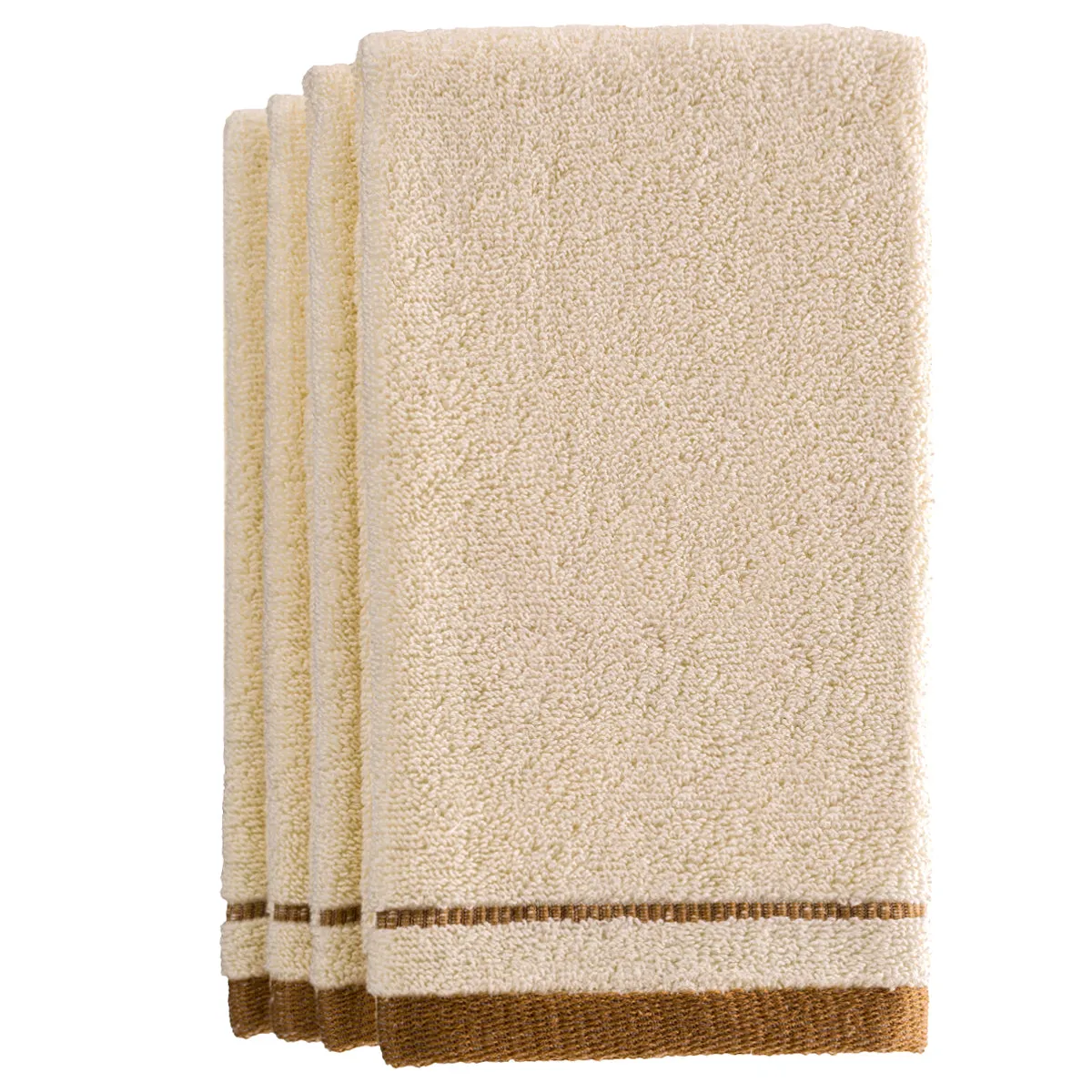 Fingertip Terry Towels Set of 4 - Ivory