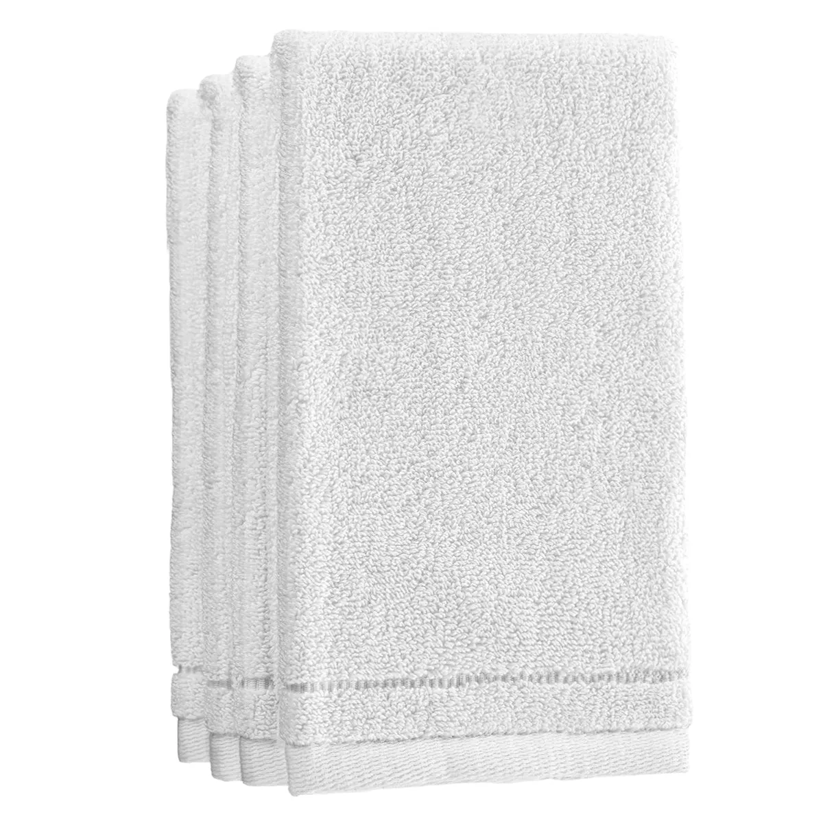 Fingertip Terry Towels Set of 4 - White