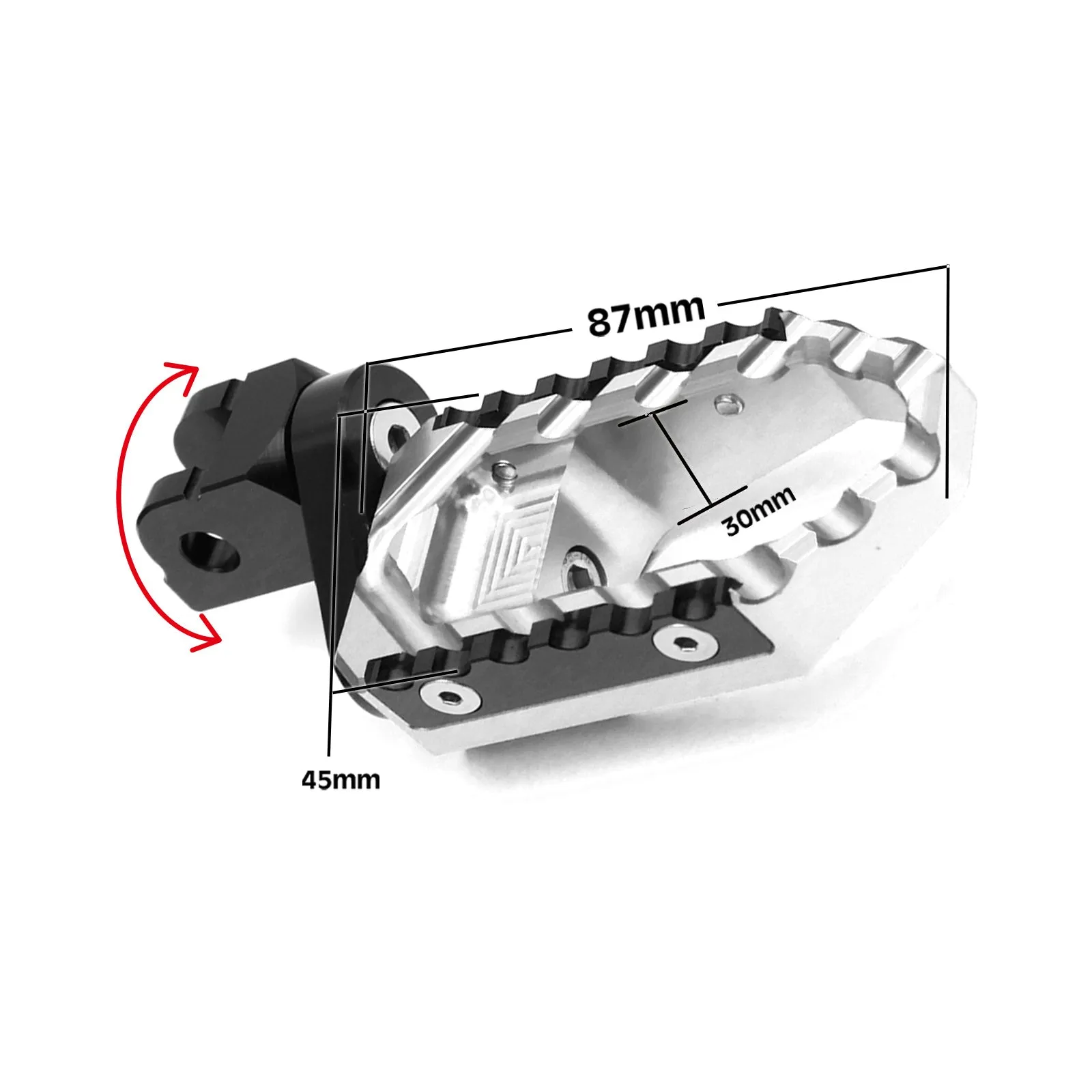 Fits Razor MX 350 400 500 650 TRC Touring 25mm Adjustable Foot Pegs