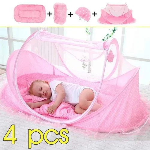 Foldable Baby Crib With Mosquito Nets