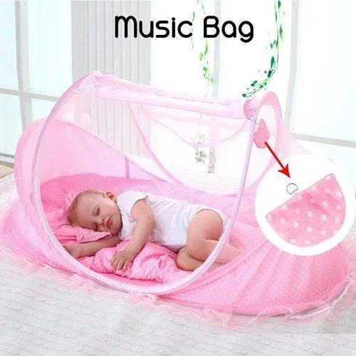 Foldable Baby Crib With Mosquito Nets