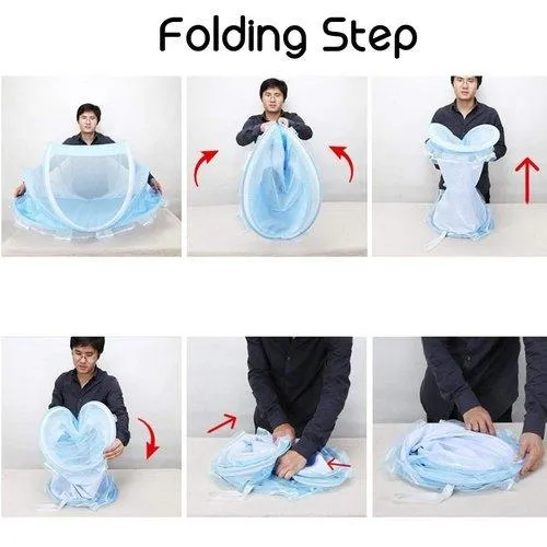 Foldable Baby Crib With Mosquito Nets