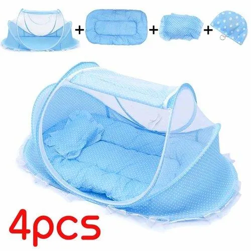 Foldable Baby Crib With Mosquito Nets