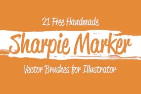 Free Sharpie Marker Vector Brushes