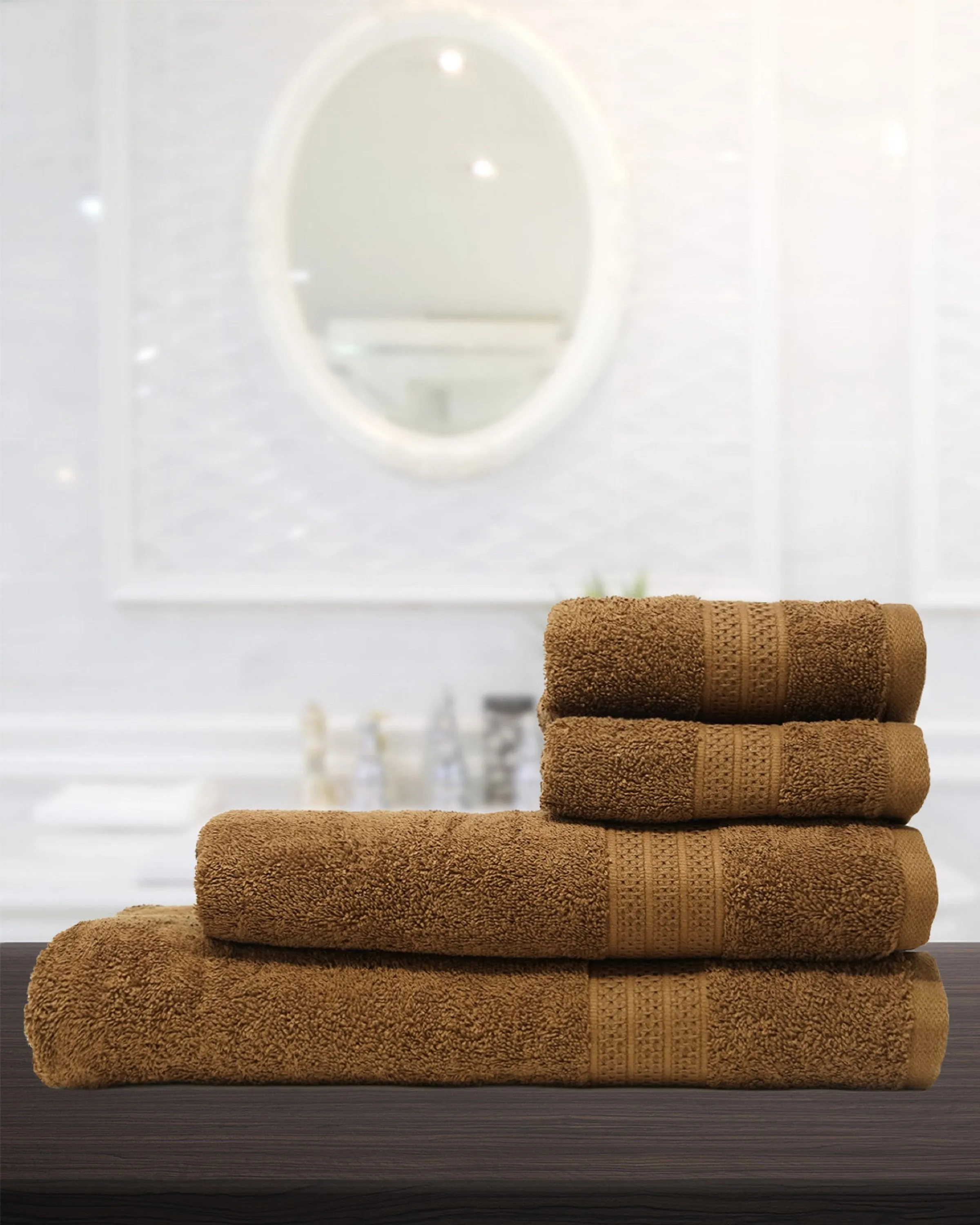 Freya Bath Towels-3Pcs-Angie's India