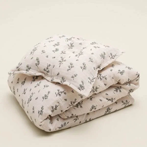 Garbo&Friends Muslin Bedset / Duvet Cover Set – Bluebell