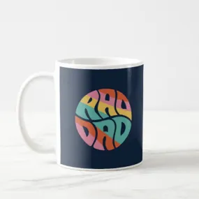 Gifts for Dad Printed Tea Coffee Mug - Rad Dad