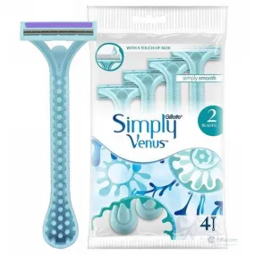 GILLETTE SIMPLY VENUS BASIC 4PCS BASIC RAZOR