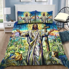 God Jesus Gotic Art Bedding Set - Christian Bedding Sets