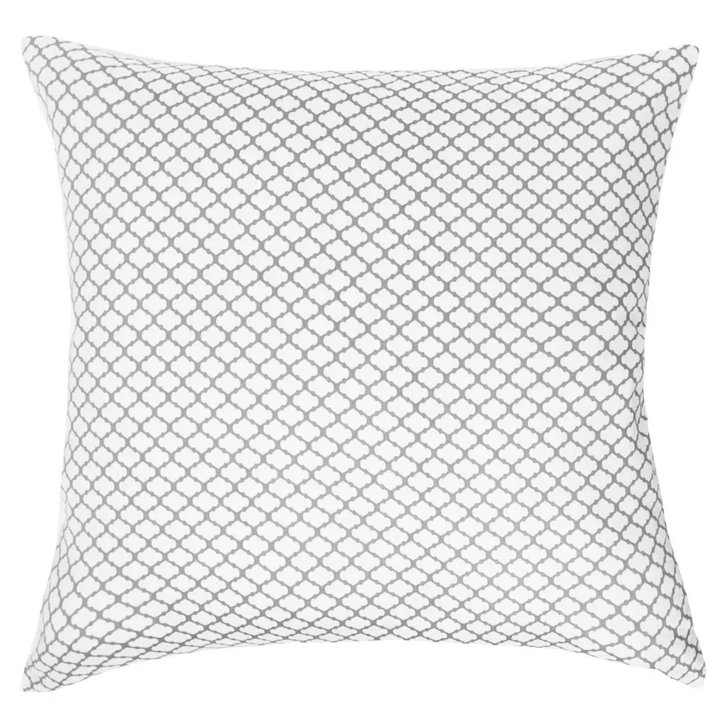 Grey Cloud Throw Pillow