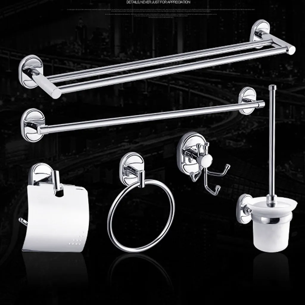 Happyorder Various Wall Mount Metal Bathroom Hardware Accessory Set