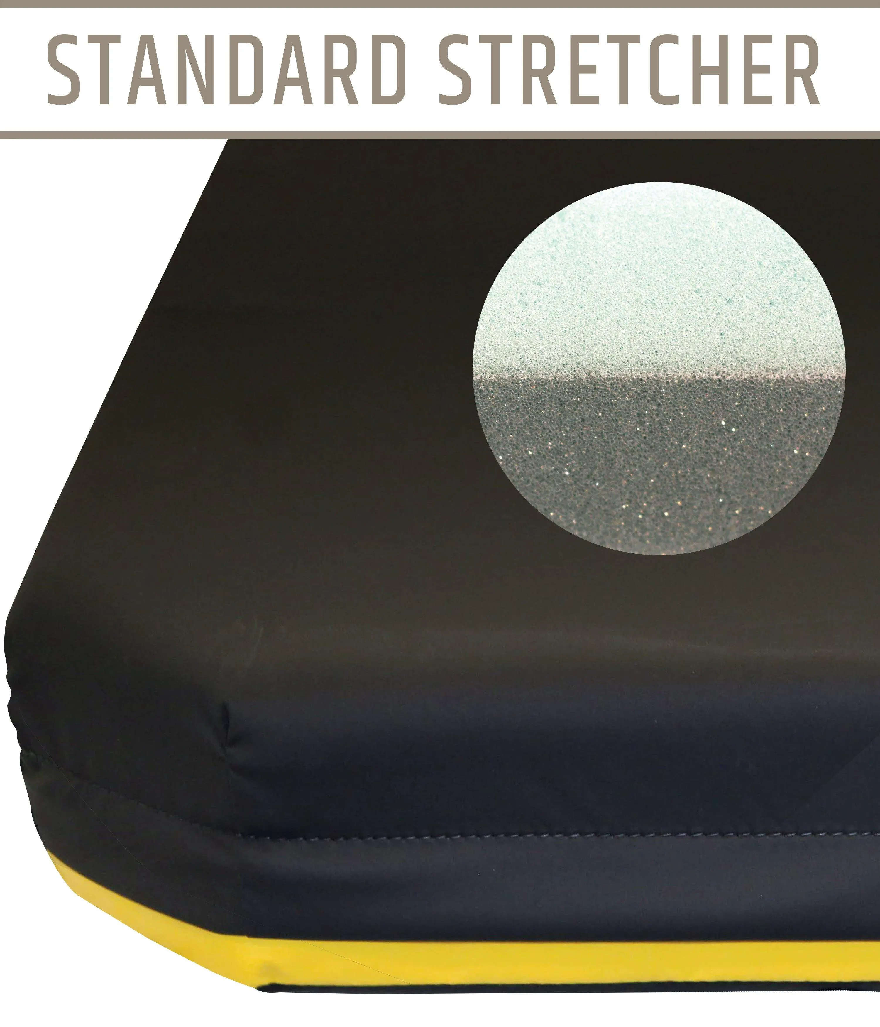 Hausted Transportation (Model 815) 4" Standard Stretcher Pad with Color Identifier