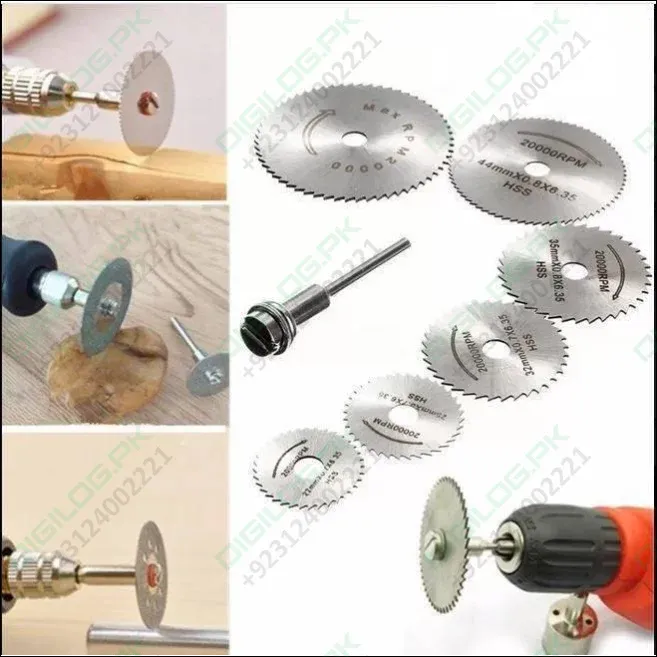 Hss Circular Saw Blade Set For Metal & Dremel Rotary Tools