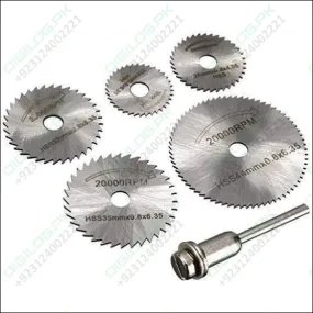 Hss Circular Saw Blade Set For Metal & Dremel Rotary Tools