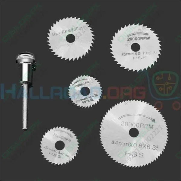 Hss Circular Saw Blade Set For Metal & Dremel Rotary Tools