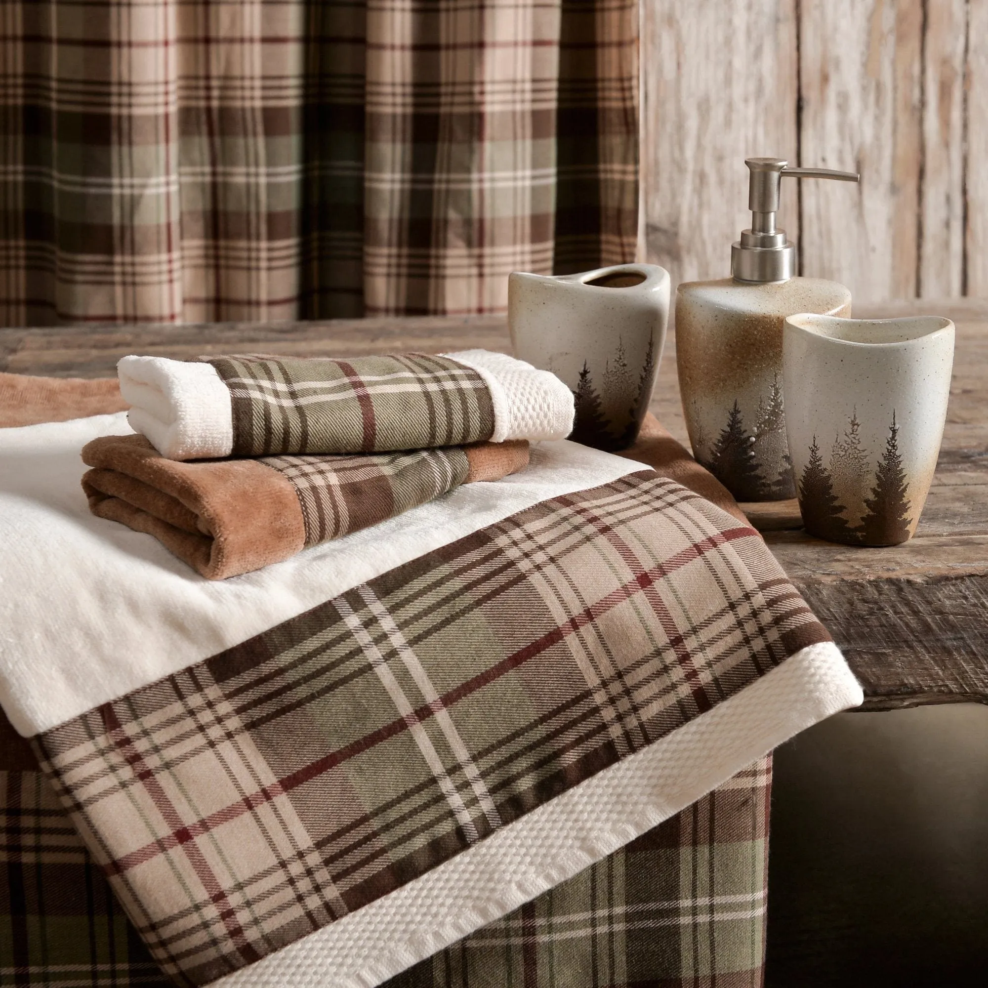 Huntsman Plaid 3PC Towel Set