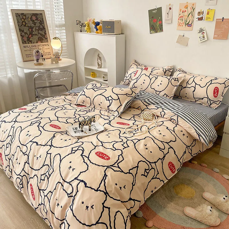 Kawaii Cartoon Bedding Sets