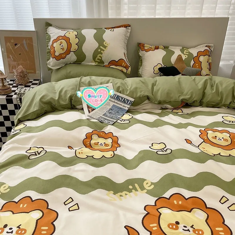 Kawaii Cartoon Bedding Sets