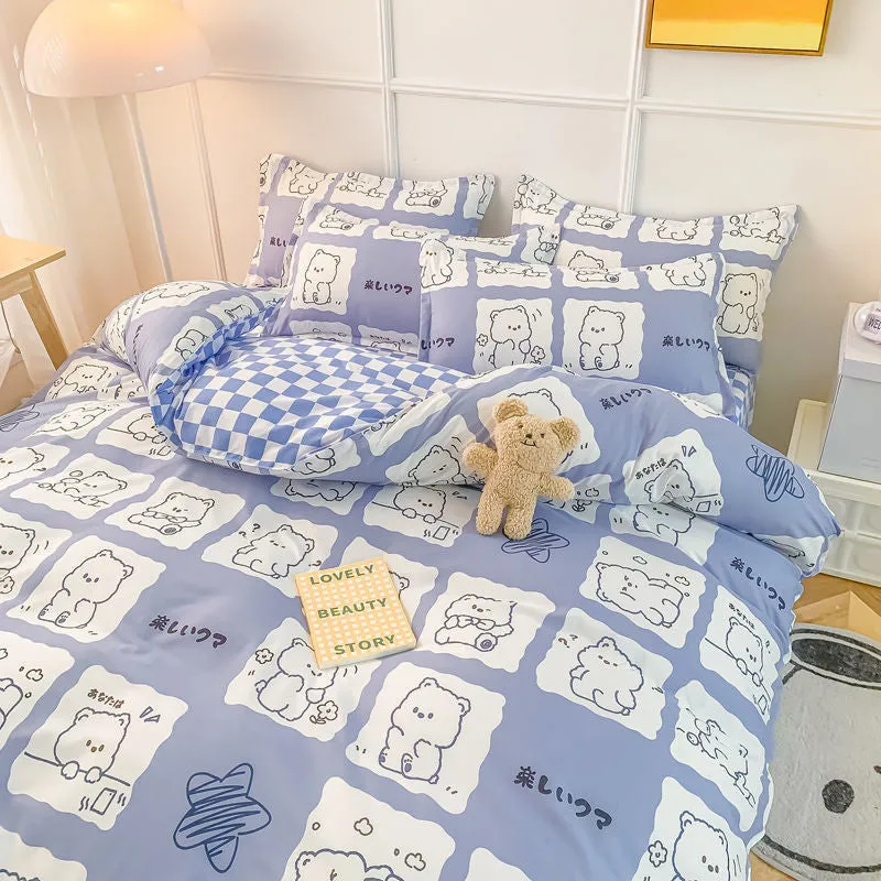 Kawaii Cartoon Bedding Sets