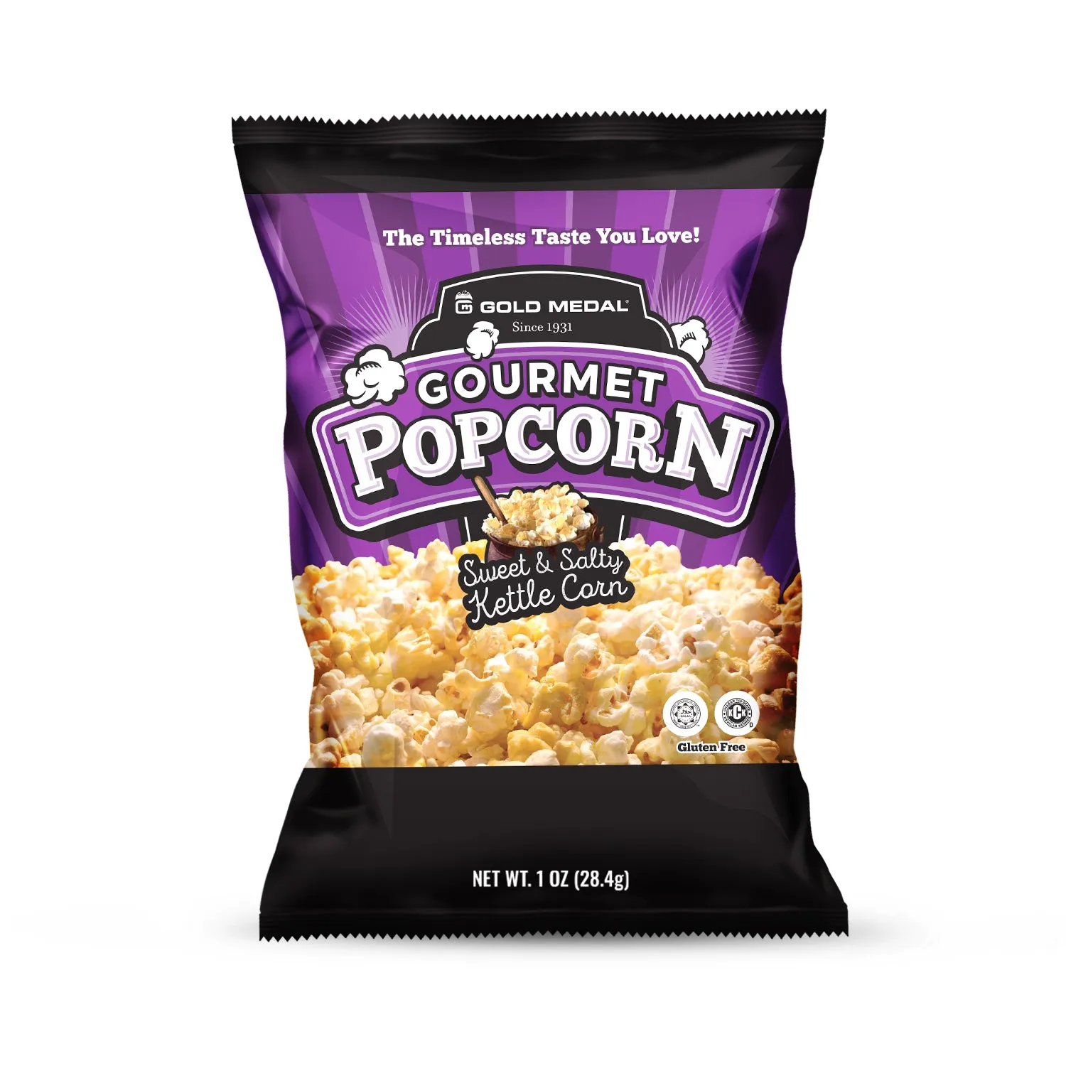 Kettle Corn  -  (24) Small Grab-and-Go 1 oz bags