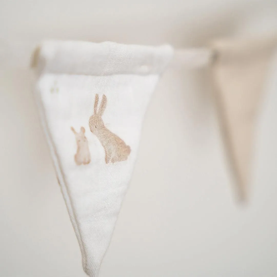 Little Dutch Muslin Garland - Baby Bunny