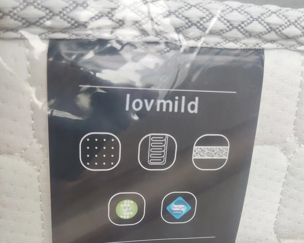 lovmild rhombic mattress, spring mattress for double use