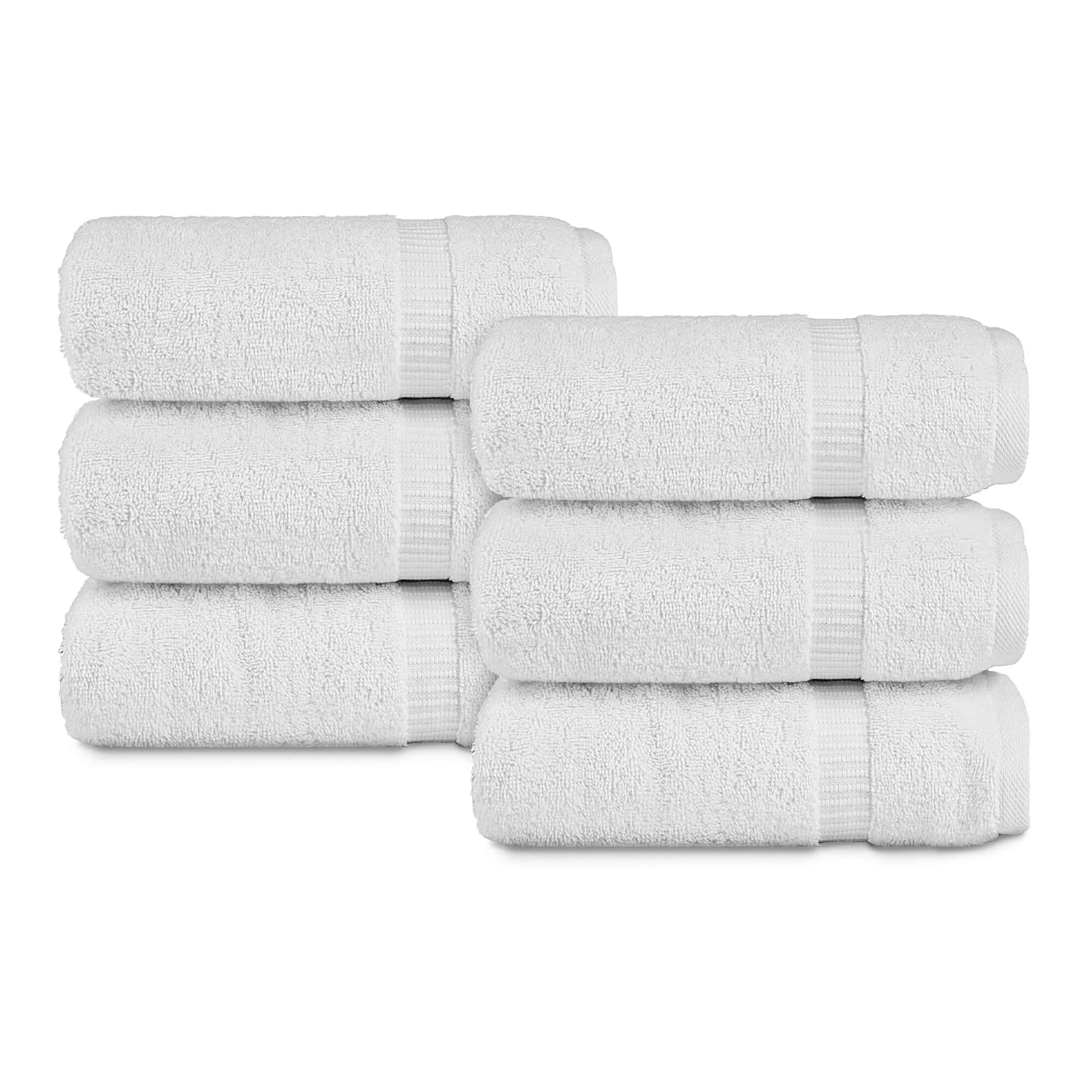 Luxury Hotel Collection Bath Towels (700GSM) - 100% Combed Cotton - 6 Pcs