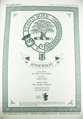 MacDonald Clan Tea Towel