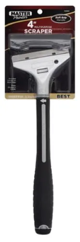 Master Painter MP WPS 12" Inch Long Handle 4" Wide Blade Wall Stripper / Scraper - Quantity of 10