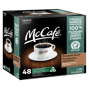 McCafe Premium Medium Dark Roast K-Cup Coffee Pods, 48 Count, For Keurig Coffee Makers