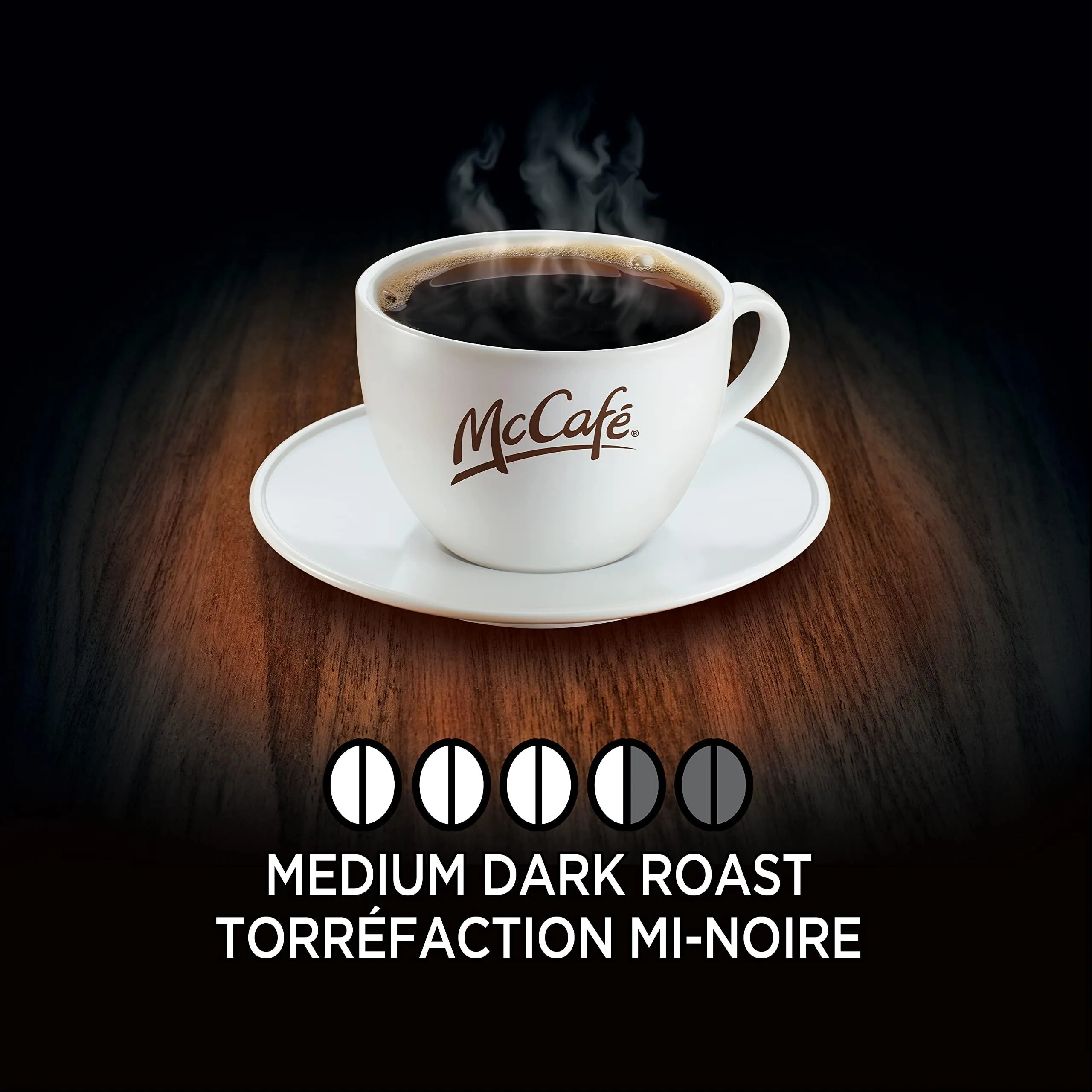 McCafe Premium Medium Dark Roast K-Cup Coffee Pods, 48 Count, For Keurig Coffee Makers