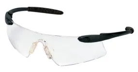 MCR Safety DS1 Black Frame, Clear Lens