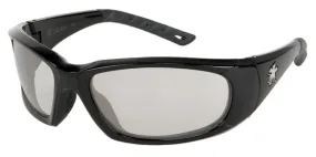 MCR Safety ForceFlex FF3 Black Frame I/O Clr Mir AF