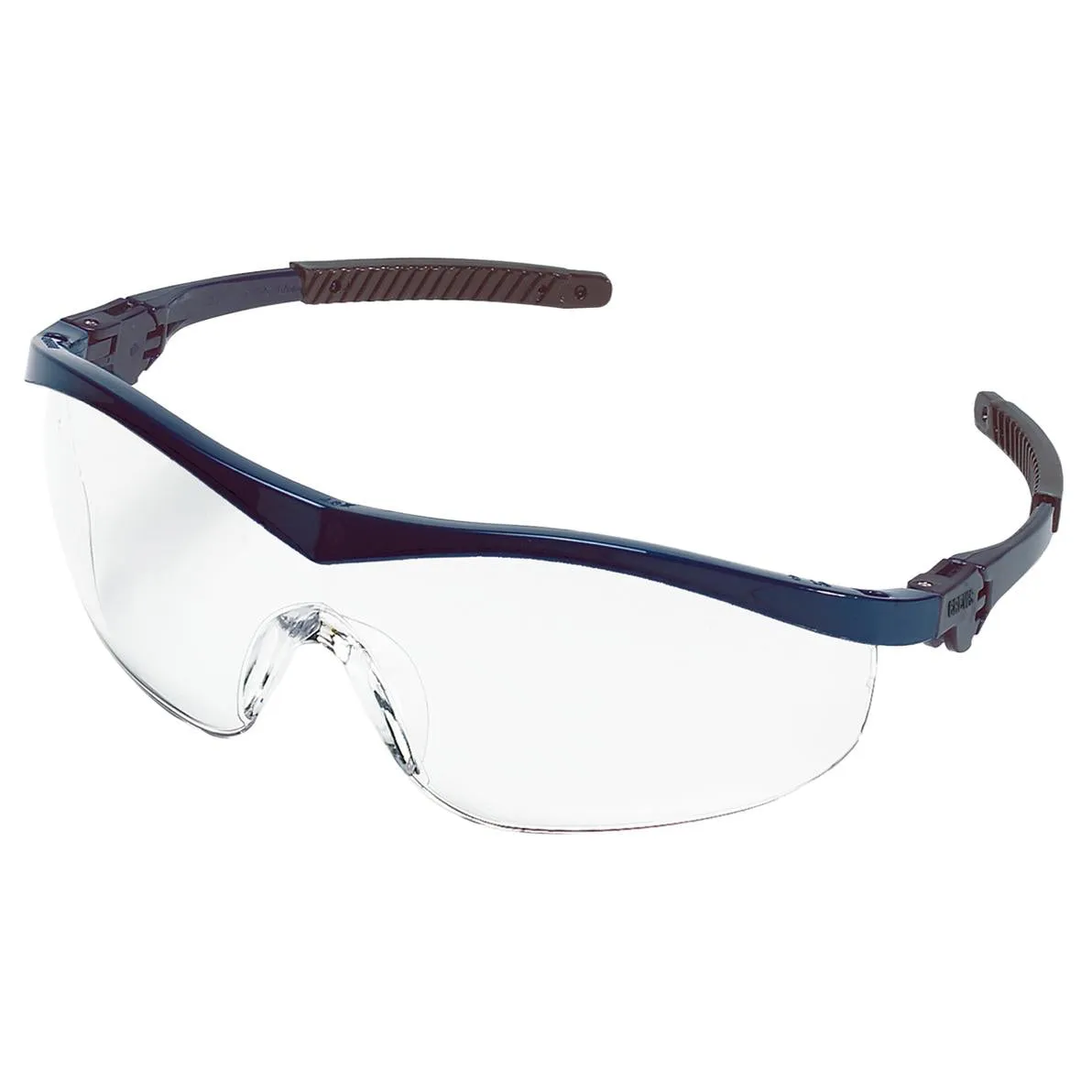 MCR Safety ST1 Safety Glasses - Navy Blue Frame - Clear Lens - ST120